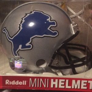 Detroit lions nfl mini helmet